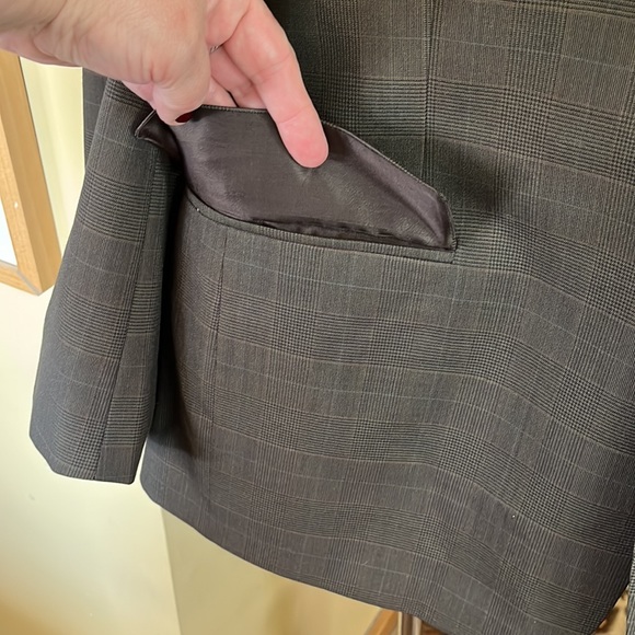 JOS A BANK Size 44S Brown Classic Plaid 100% Wool  Blazer Sport-jacket $349 NEW - Picture 15 of 16